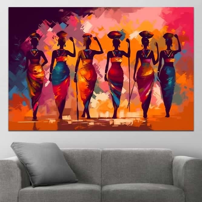 African Artwork | Afrocentric Wall Art | A2 at XILEF Art
